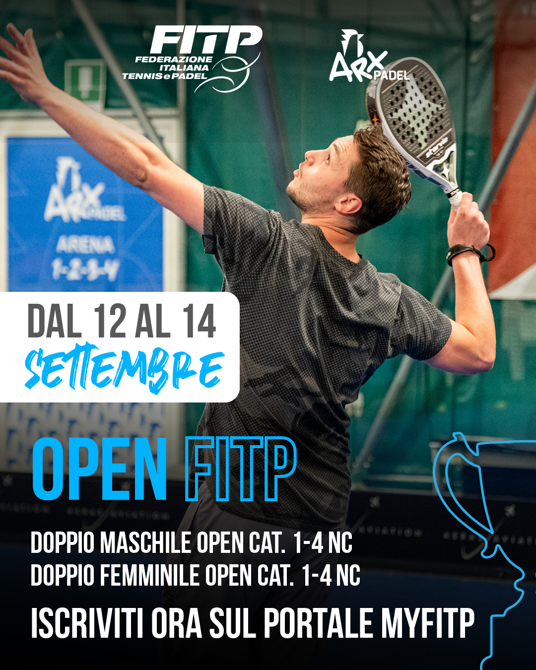 Fitp PARTECIPA AL TORNEO OPEN FITP - ARX PADEL